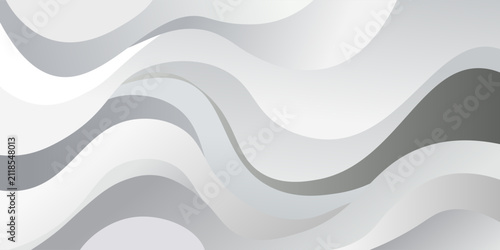 abstract background and gradient gray to black color,  wavy shapes. Vector design layout for business presentations, flyers, posters and invitations