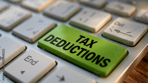 Tax Deduction Button on Key...
