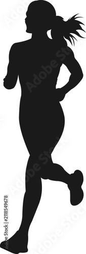 Running Silhouette