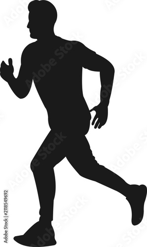 Running Silhouette