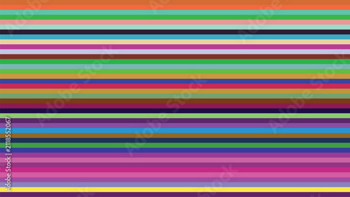 Colorful horizontal stripes pattern background design for creative projects