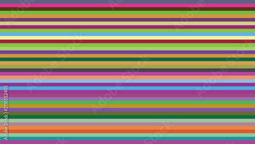 Colorful horizontal stripes pattern with vibrant shades and smooth transitions