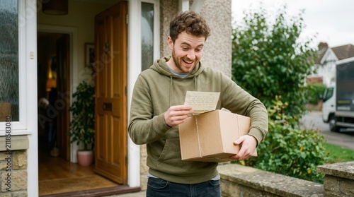 Man Receives an Unexpected Package and Heartfelt Letter on His Doorstep