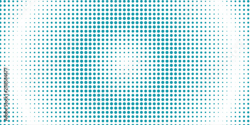 Abstract blue minimal dotted circles futuristic background. Vector illustration