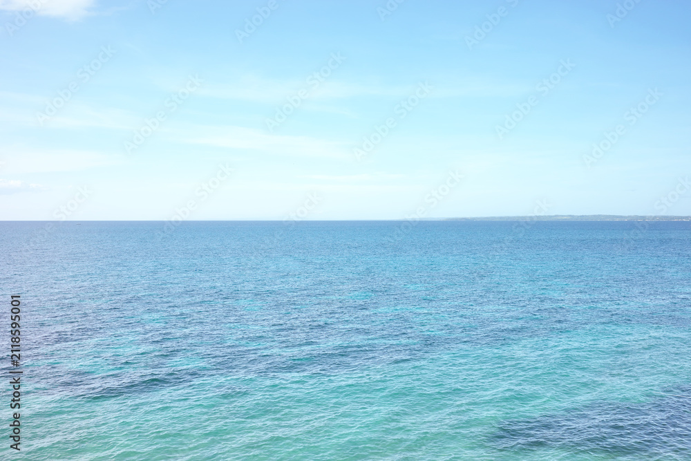 Fototapeta premium Calm seascape seen from above, natural background.