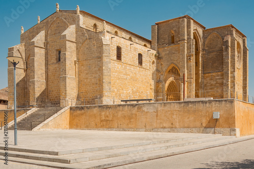 Pilgrims Confront the Blinding Castilian Sun at a Templar Sanctuary