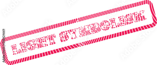 Bild auf Leinwand Authentic Red Rubber Stamp Implying Legitimate Symbolism and True Meaning
