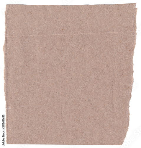 old paper isolated on white