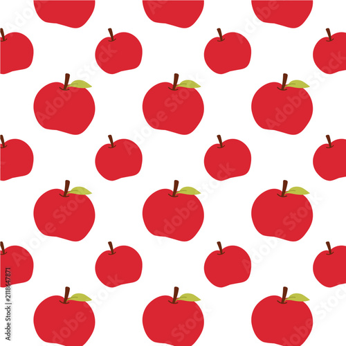 Colorful Apple Seamless Background Pattern