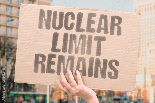 Bild auf Leinwand "Nuclear Limit Remains" The core issue of uranium levels persists