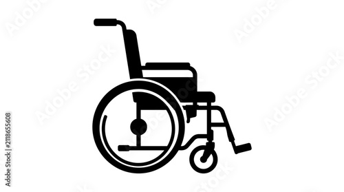 Modern wheelchair medical accessibility symbol