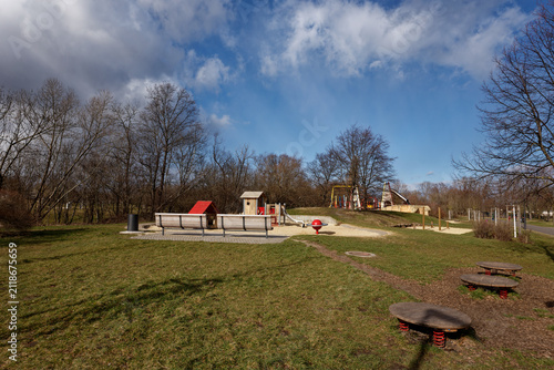 Thüringen - Erfurt - Landschaftspark Auenteich Rieth - Spielplatz