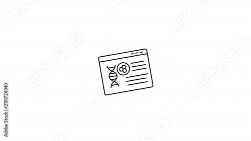 Dna Analysis Report Icon