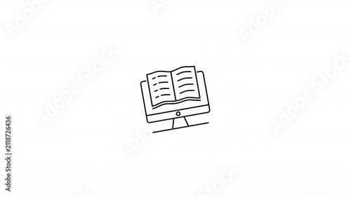 Online Education Learning Icon