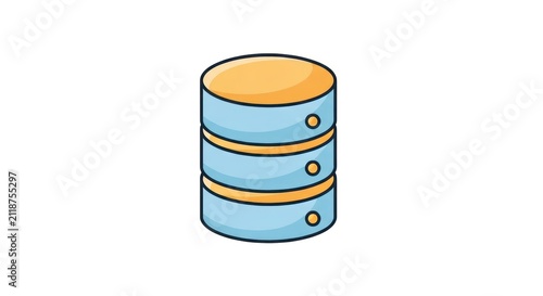 Simple illustration of database server.