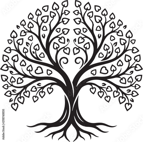 Foto Family tree diagram illustration