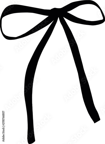 GIRLY BLACK RIBBON