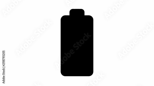 Battery energy charge indicator icon.