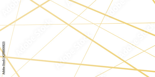Premium Gold Geometric Border On Minimal White Background.