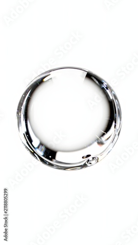 Silver Ring with Diamond Isolated on White Background, Elegant Luxury Jewelry Accessory for Wedding, Love, Gift, Fashion, and Beauty
