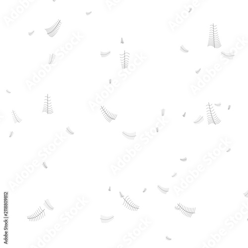 Delicate branch illustration pattern arranged in light aesthetic design concept