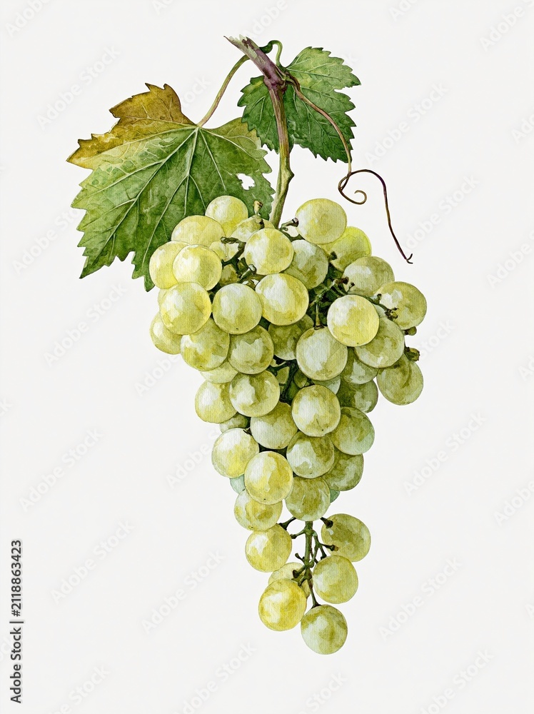 Fototapeta premium Green grapes