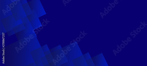 Foto Abstract blue background with glowing geometric lines