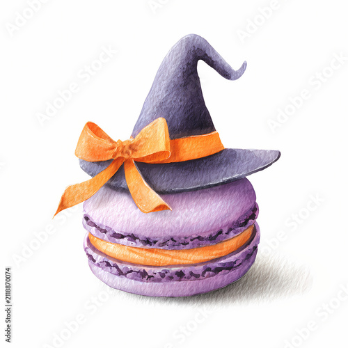 Halloween Food Set — Ghost Pancakes, Eyeball Donuts, Zombie Pizza — Cute Spooky Clipart & Patterns