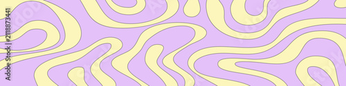 Cool Y2k Abstract Colorful Wavy Texture Vector Design Art. Groovy Psychedelic Rainbow Pattern. Trippy Pop Art illustration