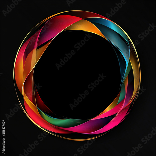 A circle with the glow quot in the dark