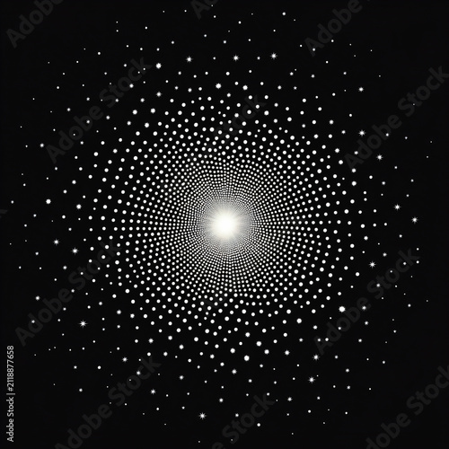A circle with the glow quot in the dark