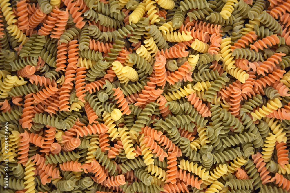 Obraz premium Background image of colorful spiral paste