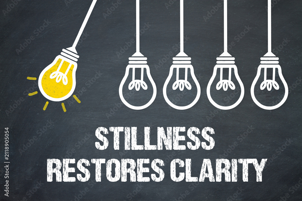 Fototapeta premium Stillness Restores Clarity