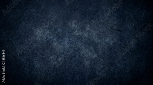 Plakat Textured deep navy paper background texture isolated on transparent background