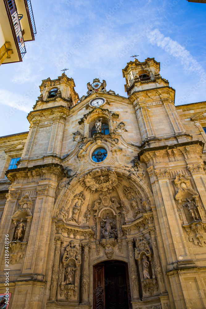 Fototapeta premium cathedral of san sebastian spain
