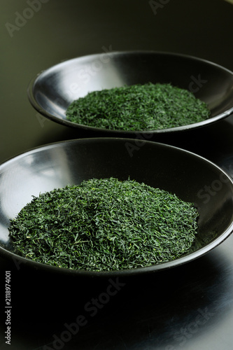 Obraz w ramie 緑茶新茶の茶葉
