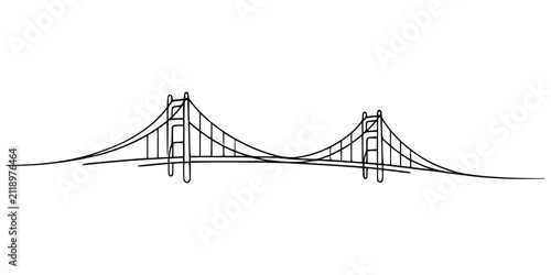 Golden Gate Bridge Over San Francisco Bay at Sunrise with Scenic Water and Iconic Suspension Architecture