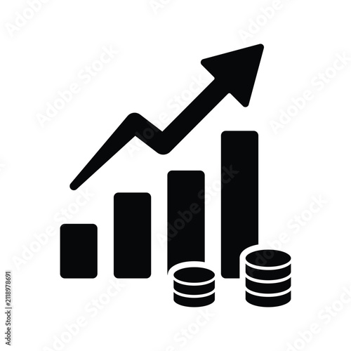 Financial growth icon