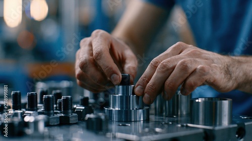 Precision Inspection of Aerospace Components with Hands on Bolts