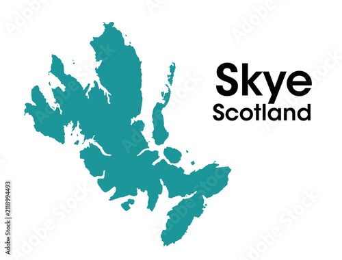 Isle of Skye Scotland Filled Vector Map
Filled vector map of the Isle of Skye, Scotland, United Kingdom, isolated on a light background. Detailed geographic illustration ideal for cartography