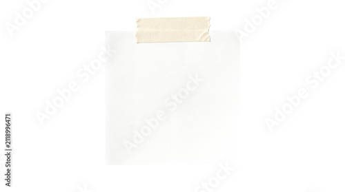 Sticky note reminder post it note paper isolated on white background