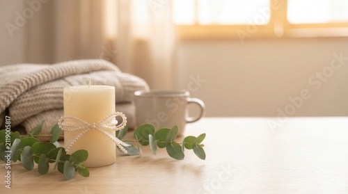 World Lungs Day: Calm candle and herbal tea for respiratory health