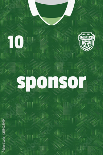 Sport jersey parttern design template