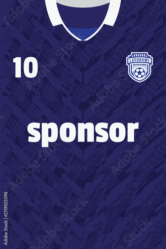 Sport jersey parttern design template