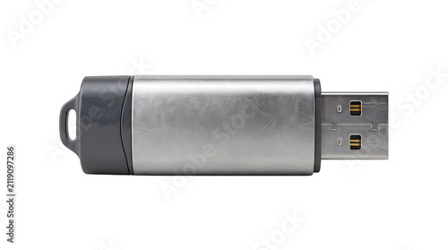 USB flash drive isolated