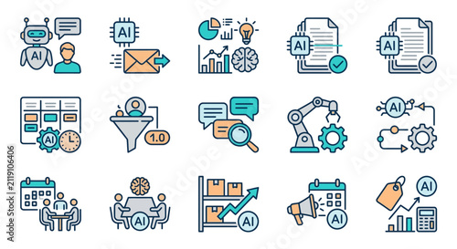 Professional Illustrated Guide to AI Applications and Automation in Business Operations and Workflows