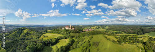 Luftbild Panorama Leuchtenburg bei Kahla in Thüringen