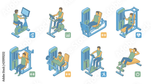 Gym Exercise Machines for Education Accessibility