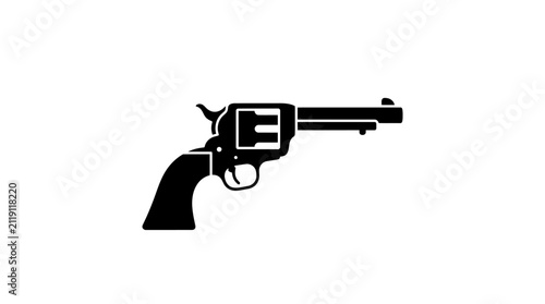 Classic Revolver Vector Icon