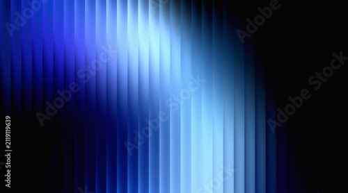 Abstract blue light vertical lines on a dark background